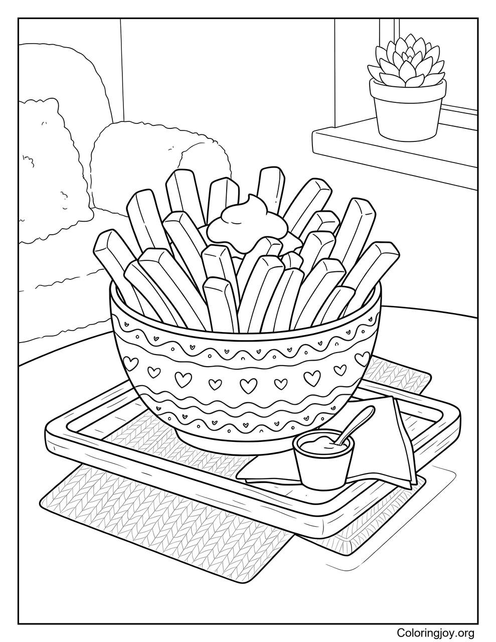 French Fries Snack Time