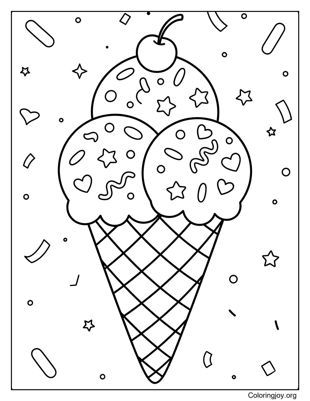 A Giant Cone Filling the Page