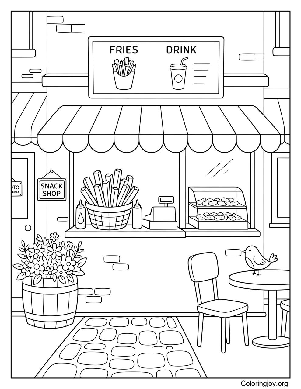 French Fries Snack Shop