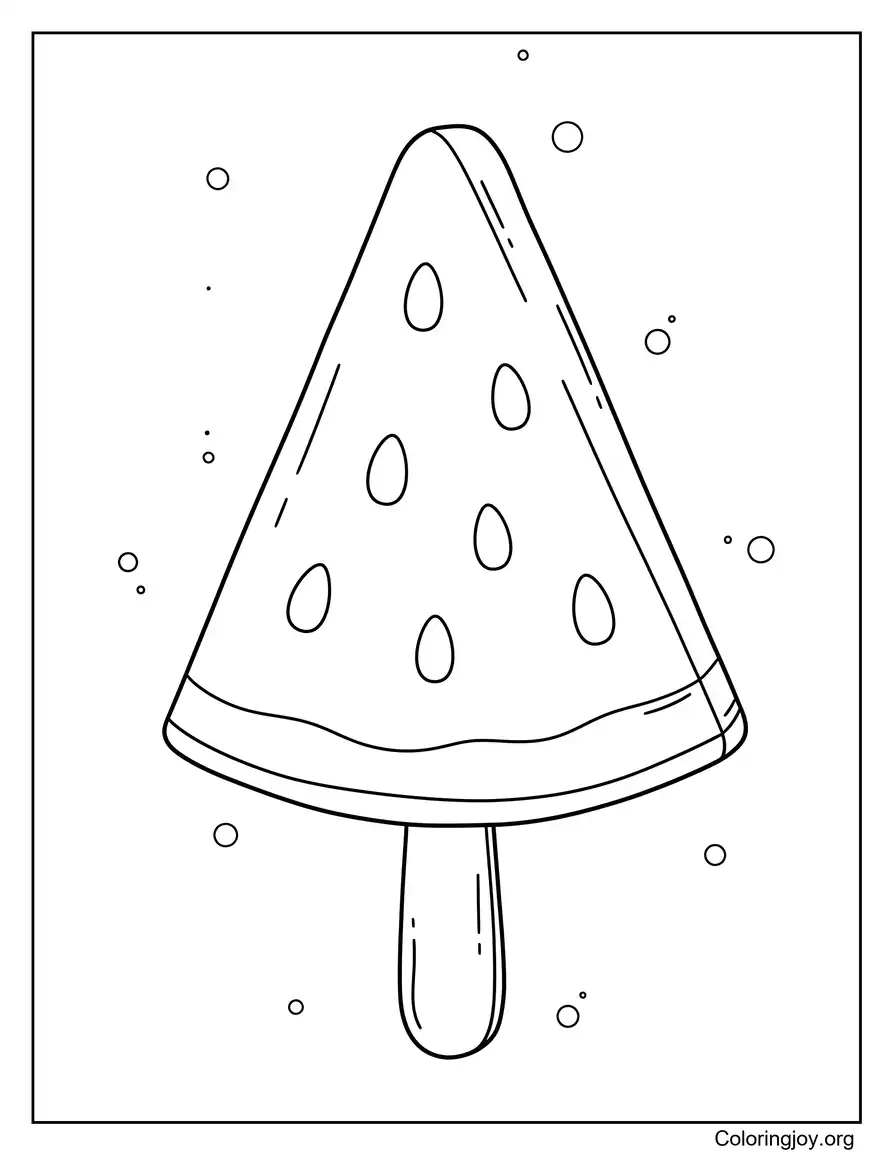 Ice Cream Castle Made From Scoops coloring page