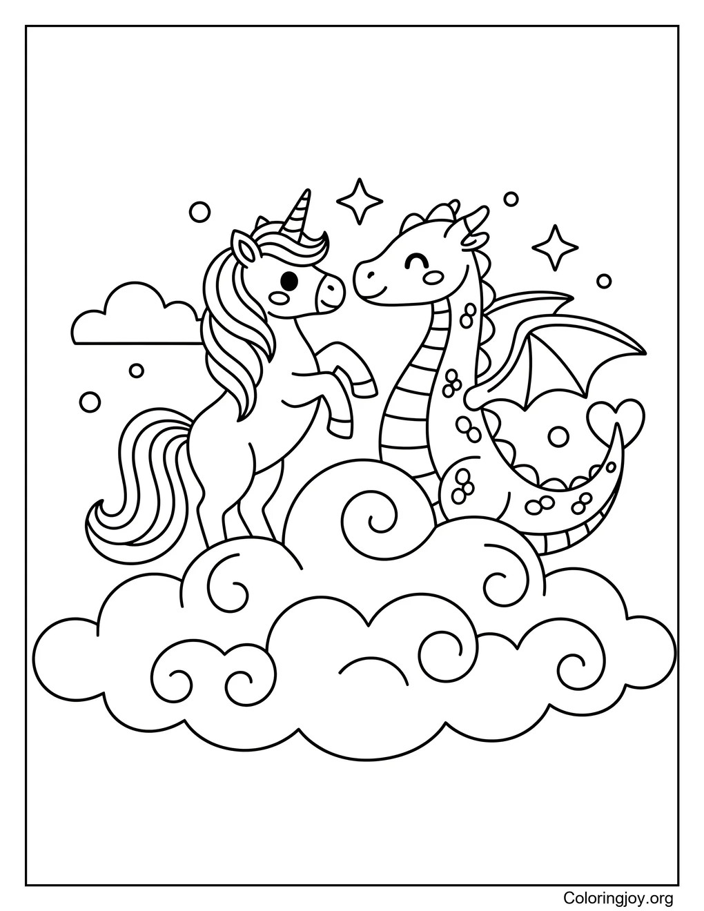 Licorne et Dragon