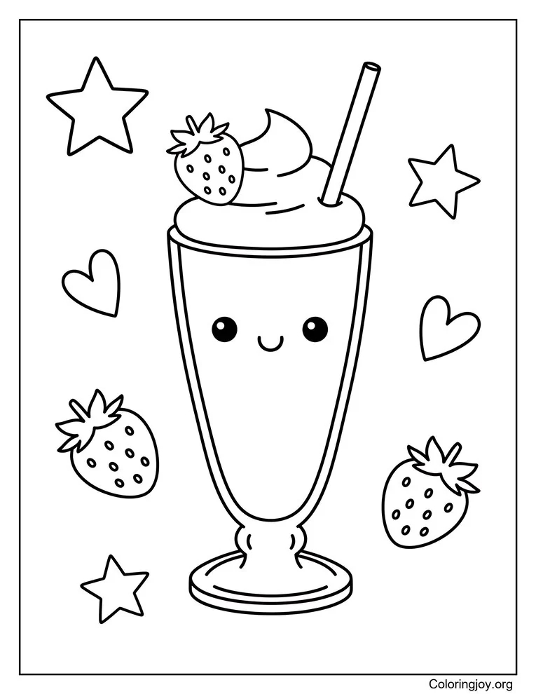 Batido de fresa