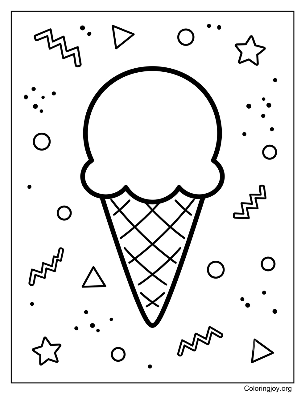 An Extra Simple Cone for Toddlers