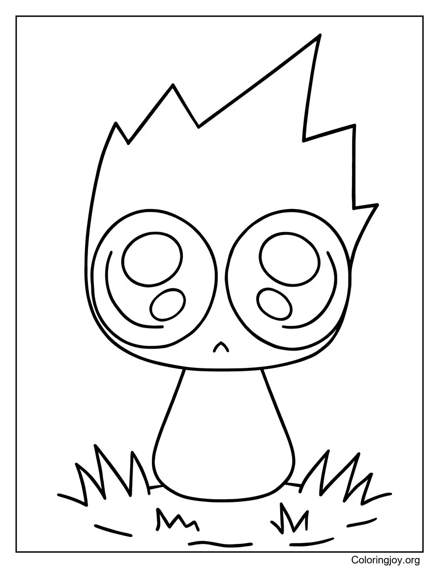 Cute Baby Owakcx Sprunki coloring page