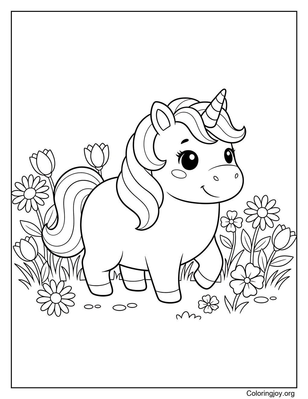 Licorne florale