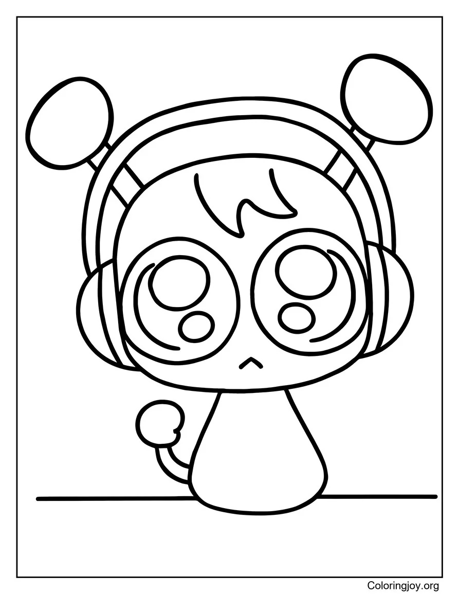 Baby Oren Sprunki coloring page