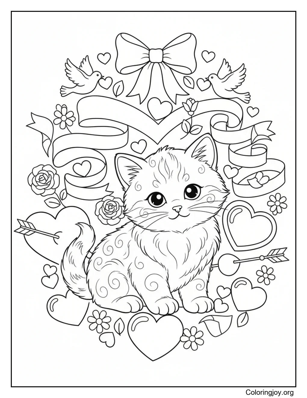 Gatito San Valentín
