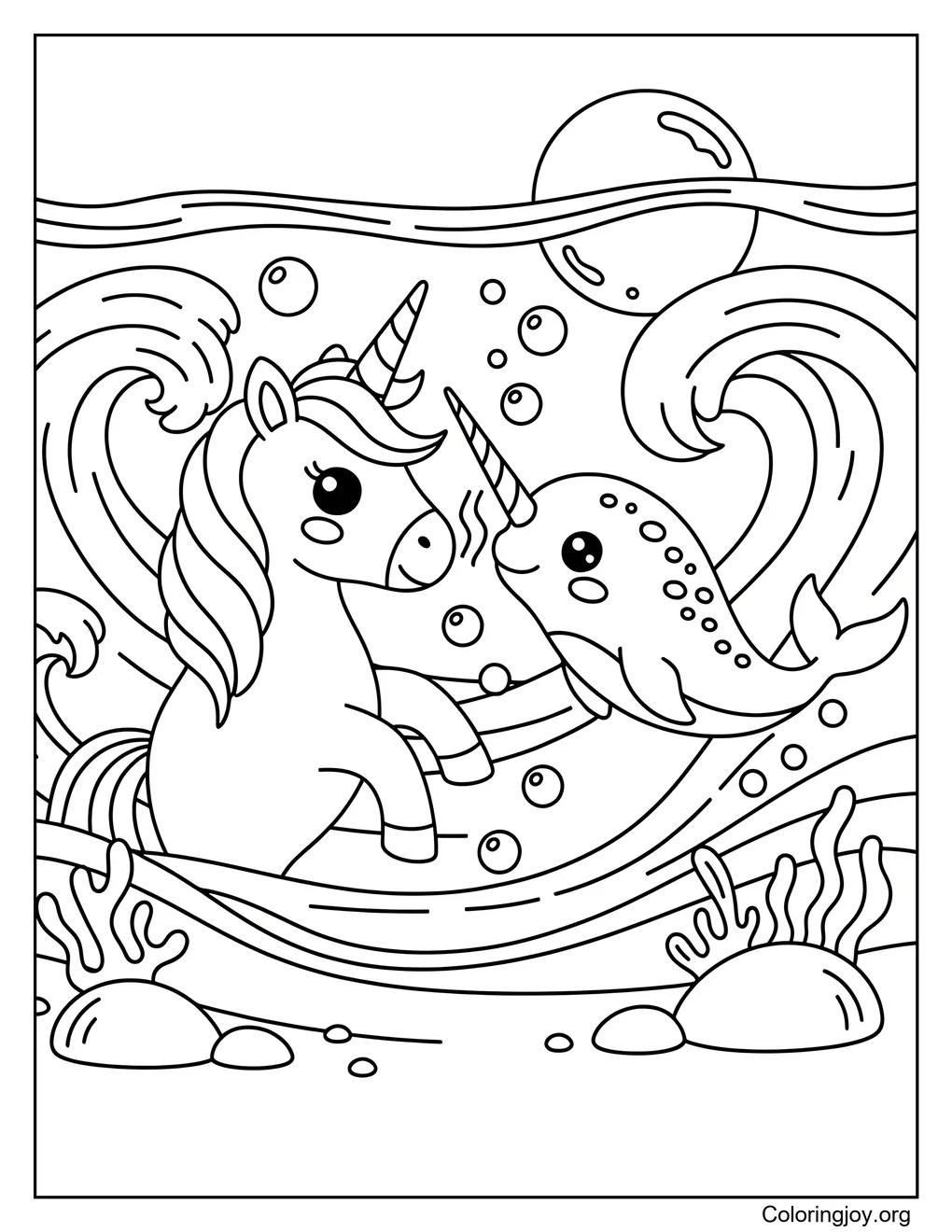 La Licorne et le Narval