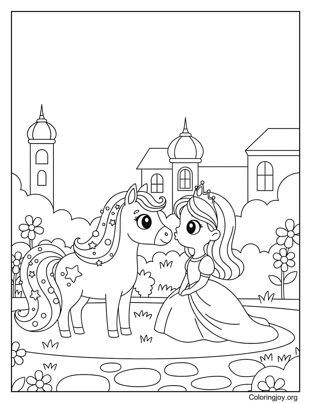 Princesse et Licorne