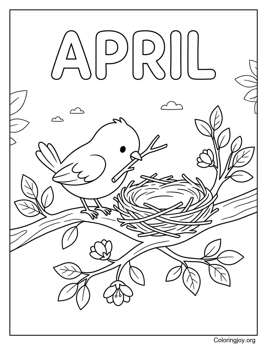 La hora del nido de abril del pajarito