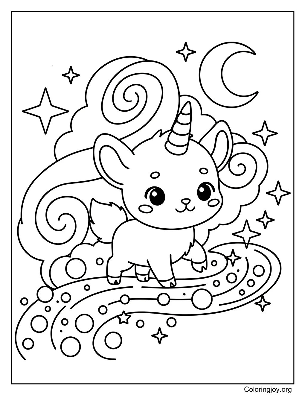 Merveilles de bébé licorne