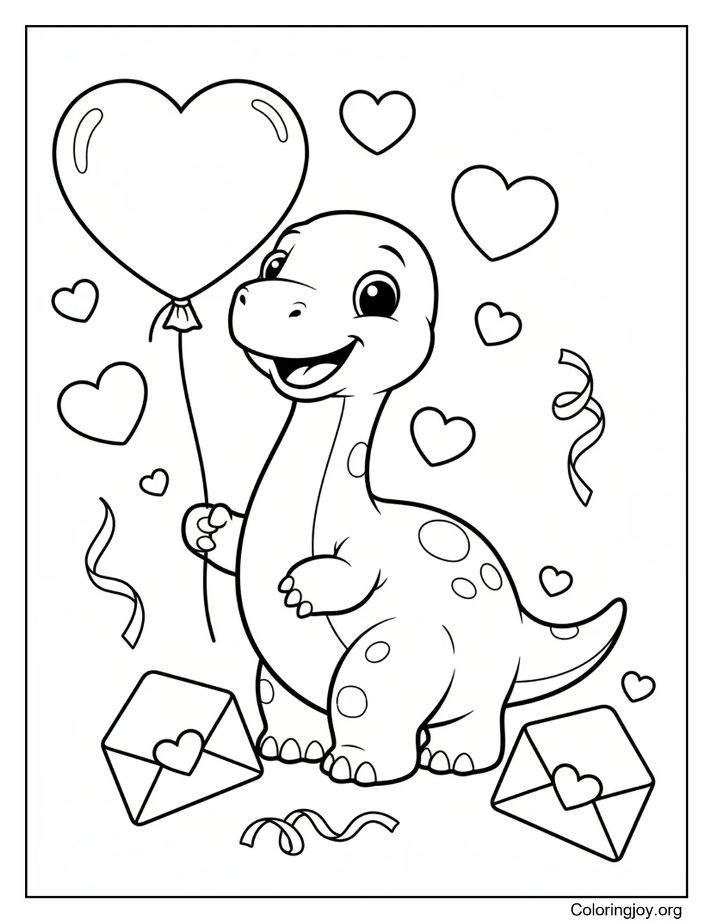 Dinosaurio San Valentín
