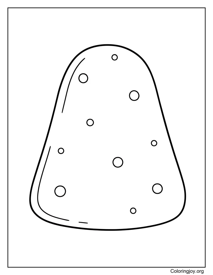 Dibujo para colorear de Goma Fácil, imprimible gratis página para colorear