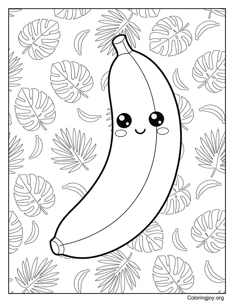 Plátano Kawaii