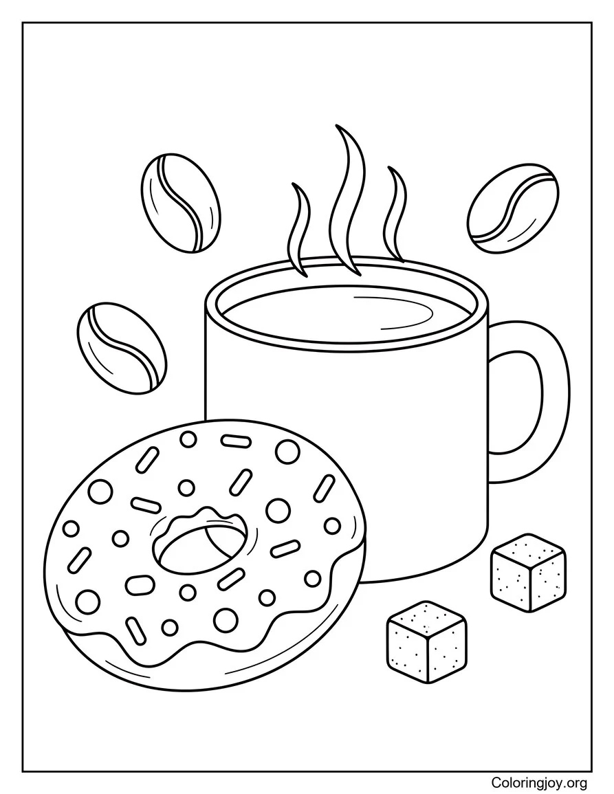 Donut and Coffee