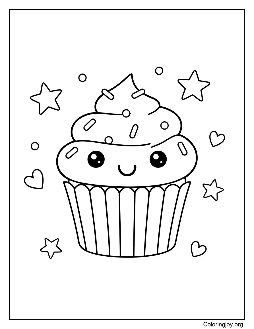 Décorations arc-en-ciel sur Happy Cupcake