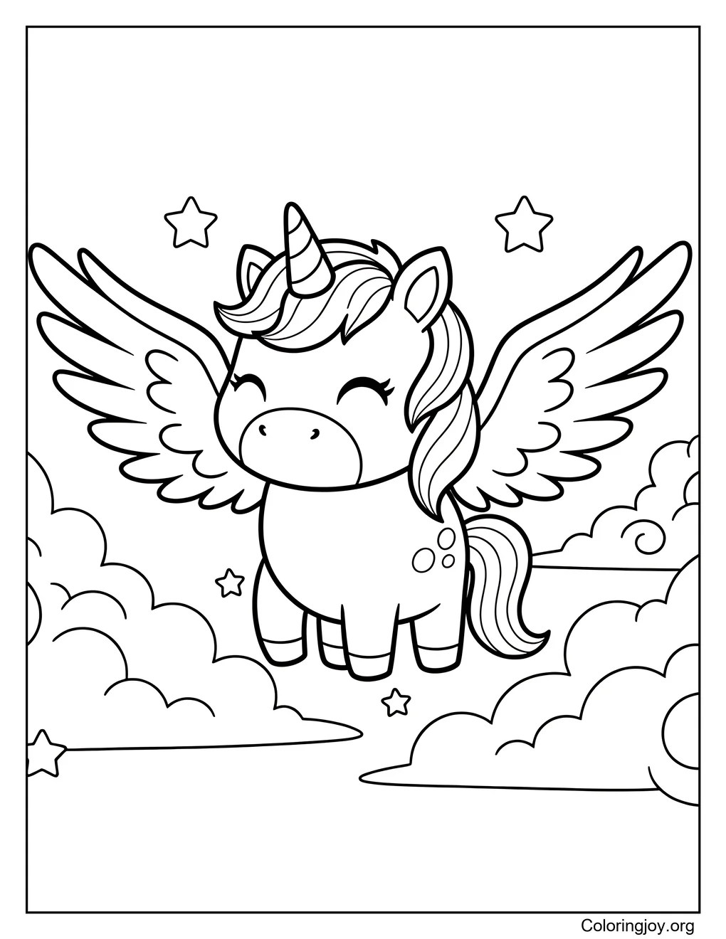Licorne ailée