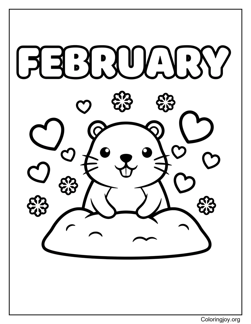 Saisonaler Februar