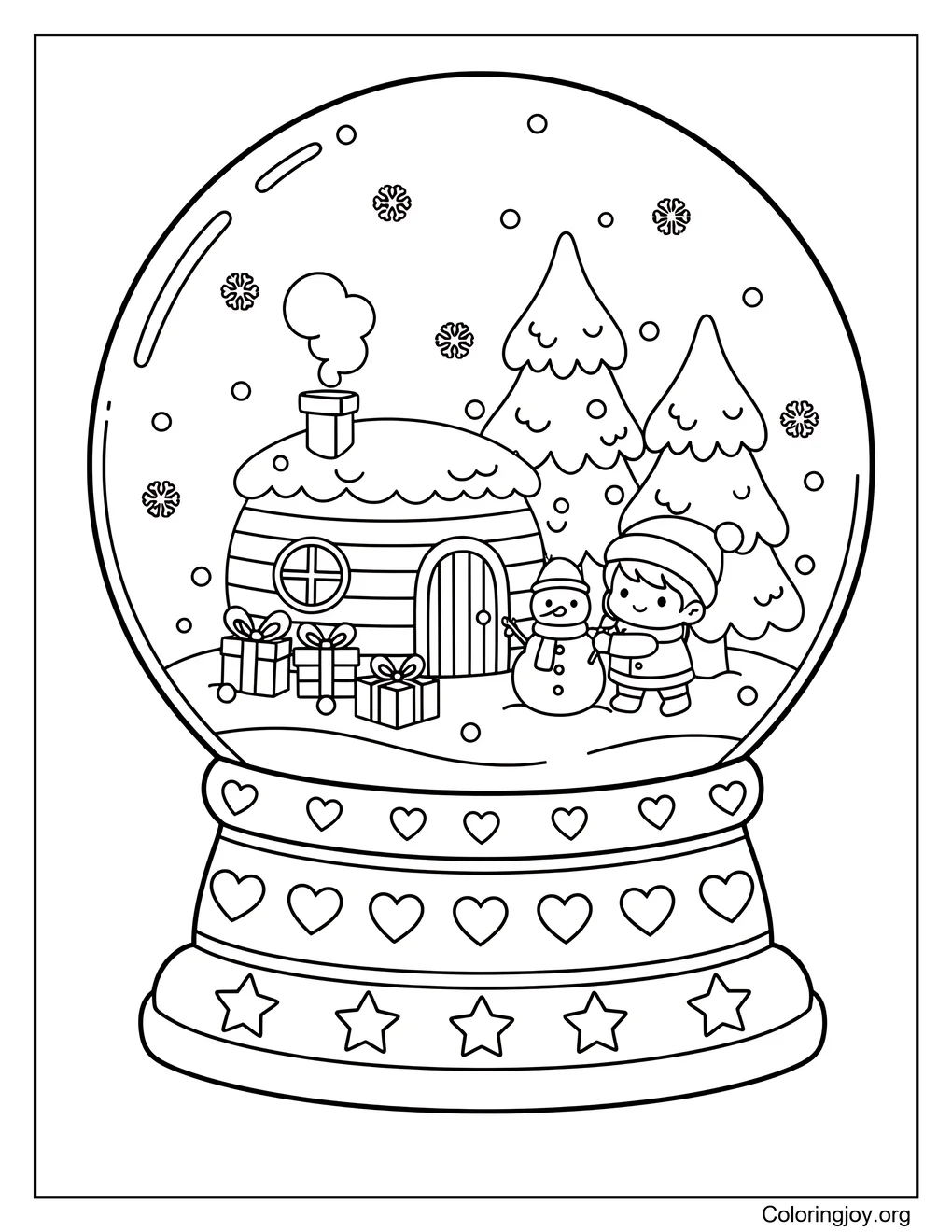Winter Snow Globe