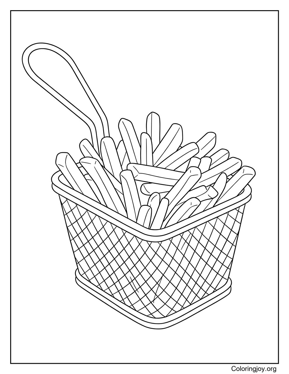 Crispy French Fries Basket