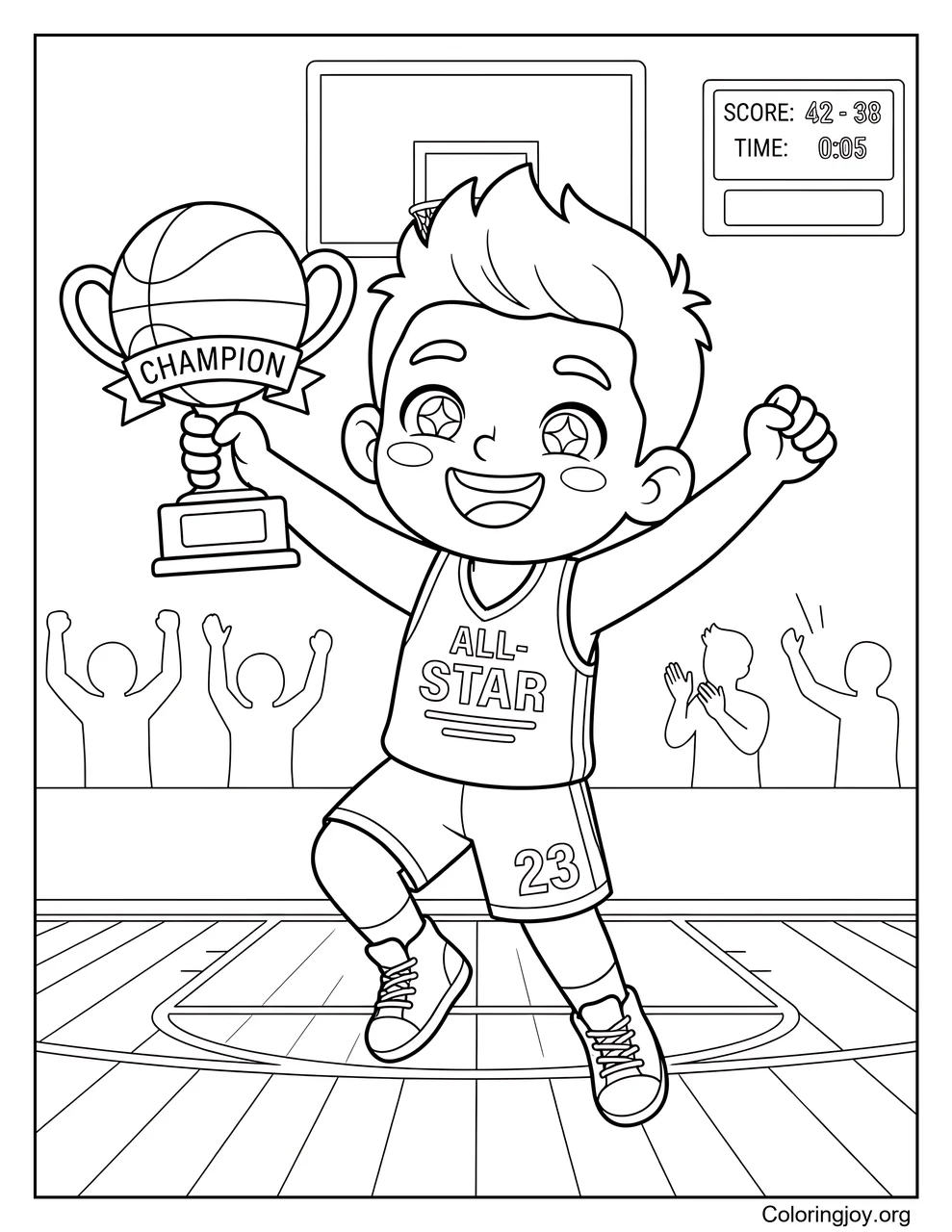 Elite players compete in an exciting all-star basketball game.