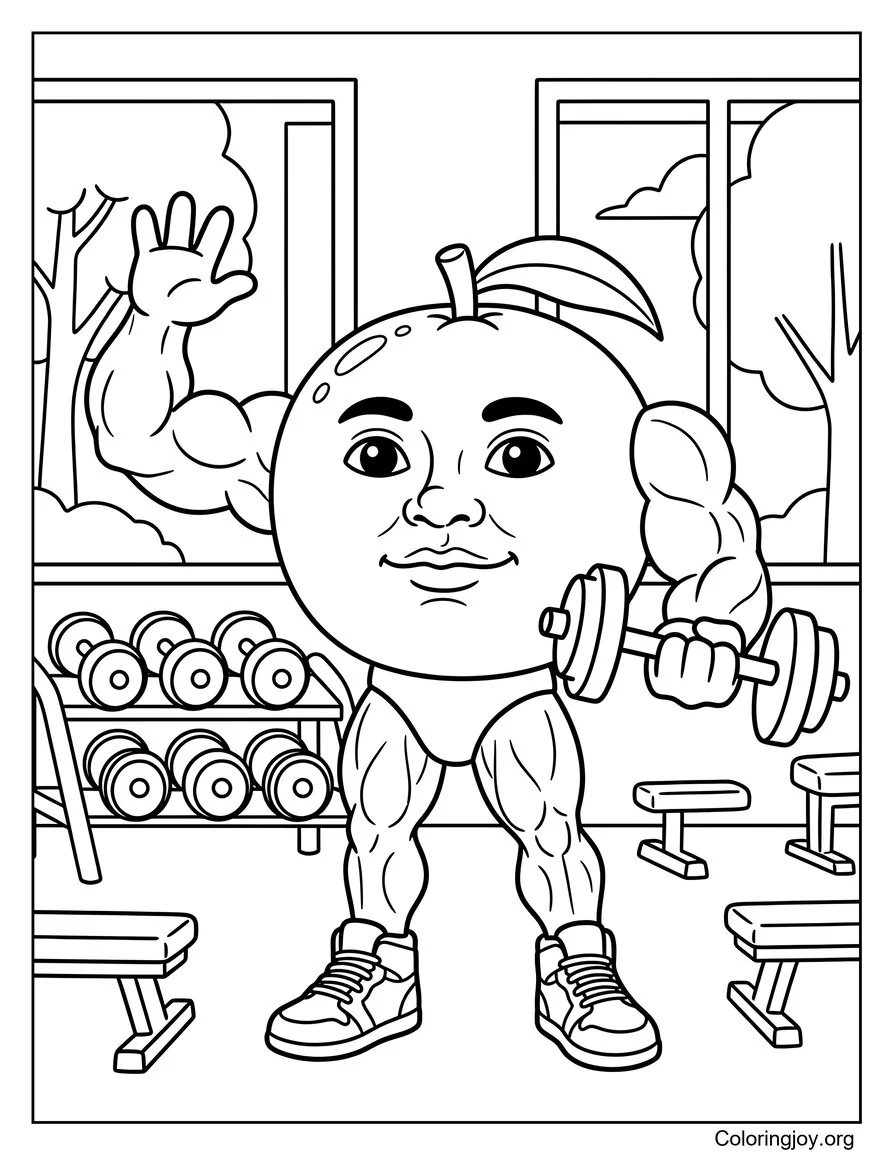 U Din Din Din Din Din Dun página para colorear