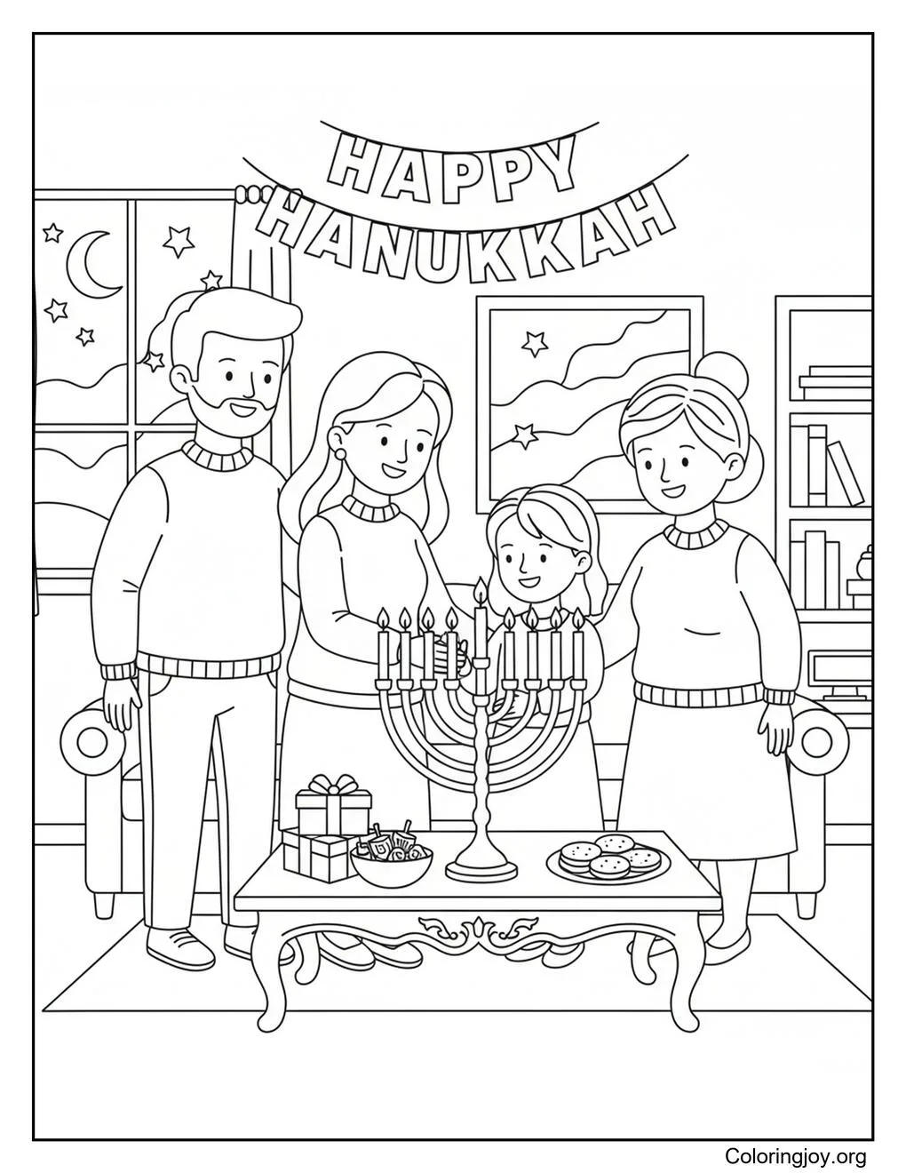Iluminación de Hanukkah