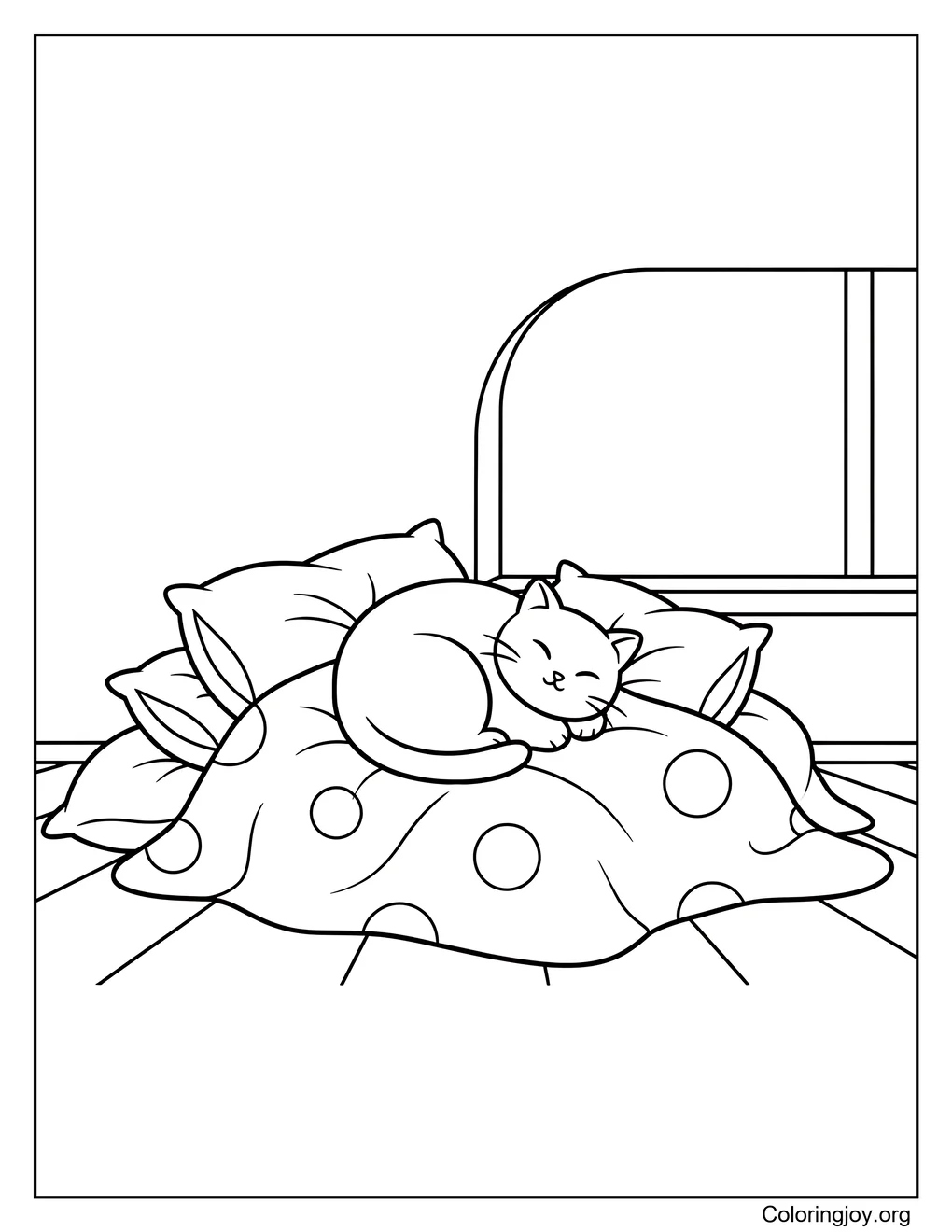 Cozy Cat Sleeping