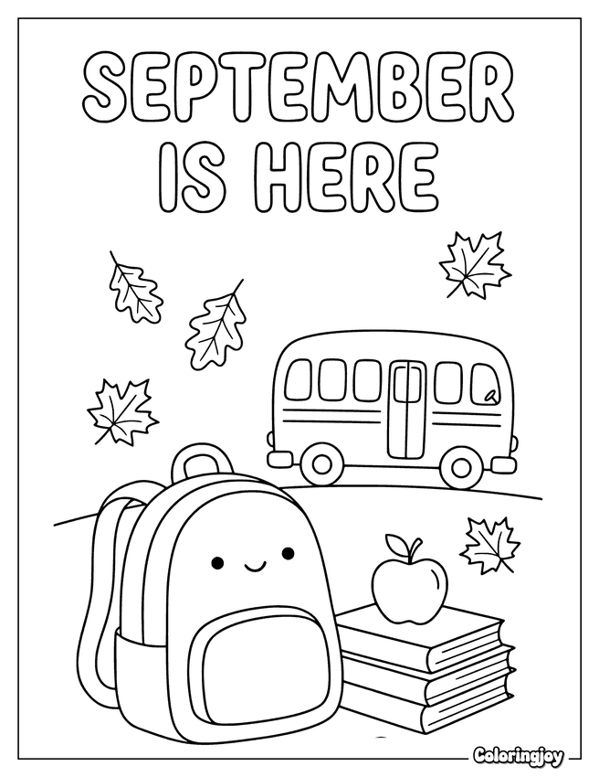 September Is Here School Scene