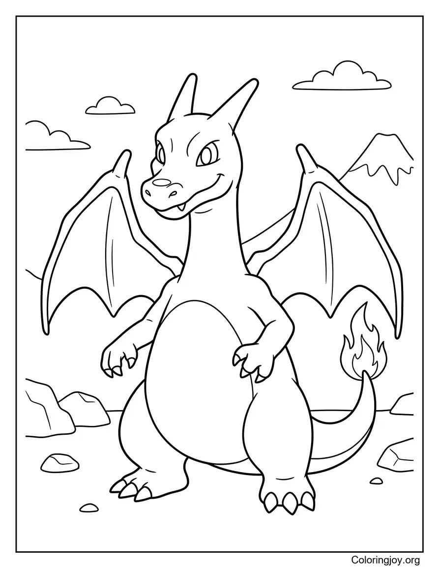 Charizard Coloring Sheet coloring page