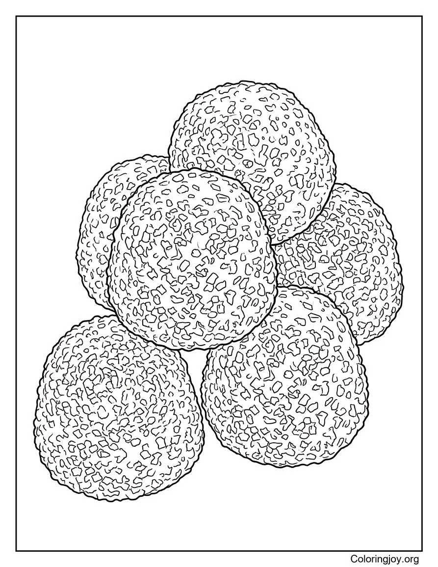 Hoja para colorear realista recubierta de azúcar Gumdrops página para colorear