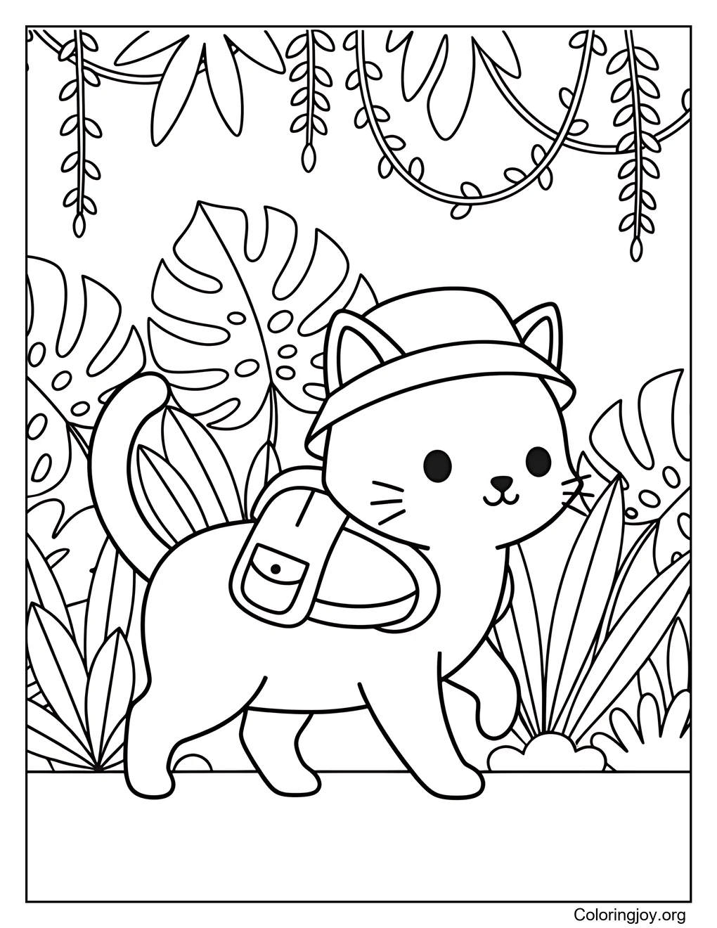 Jungle Hiker Cat