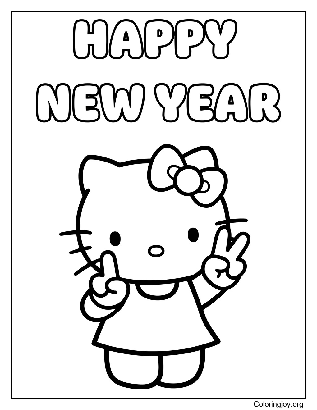 Cuenta regresiva de medianoche de Hello Kitty