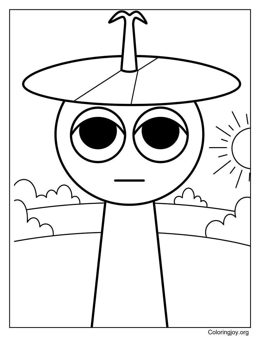 Clukrs Simple Adventures coloring page
