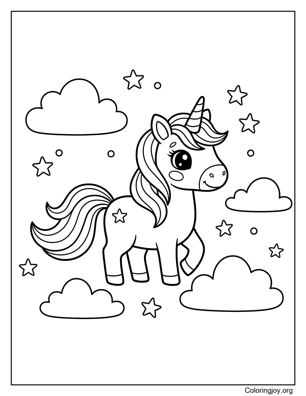 Licorne de maternelle