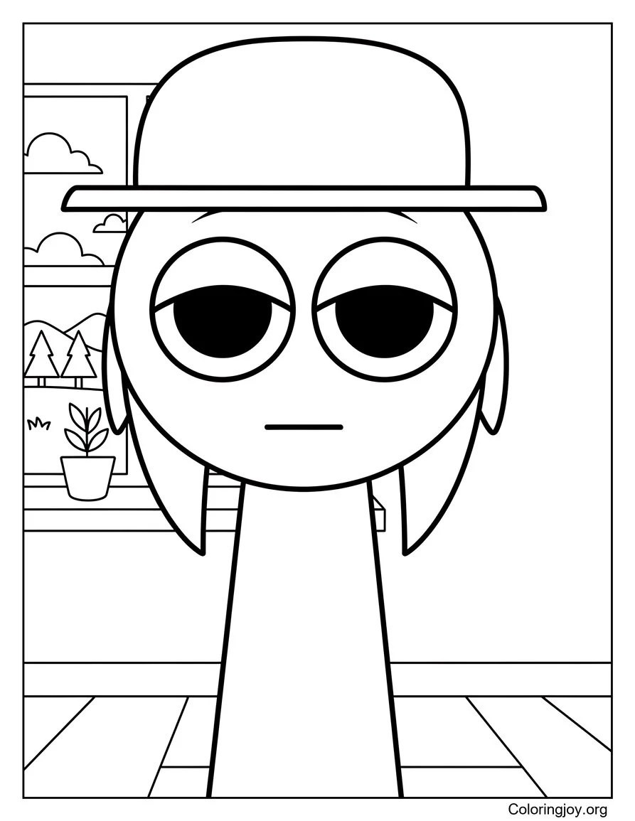 Tan Tunner coloring page