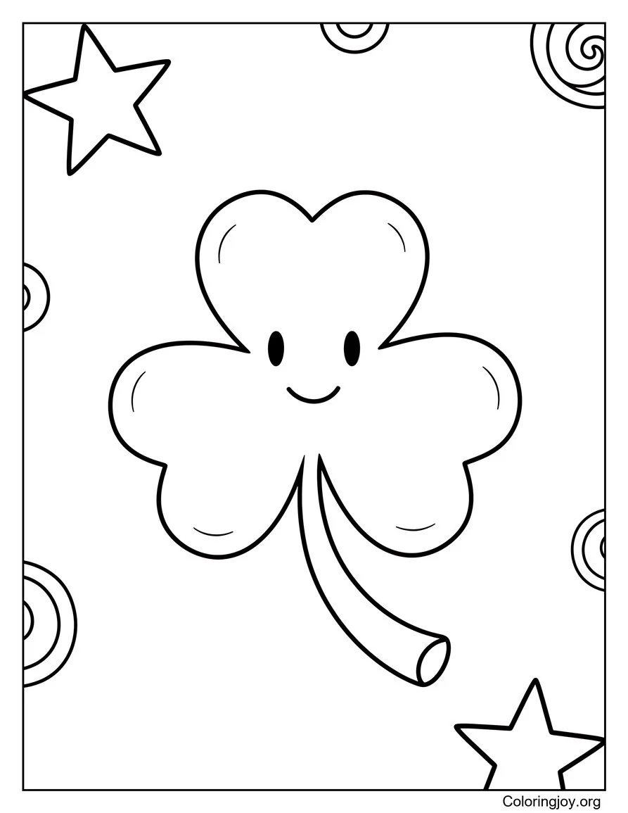 Trébol con Corazones y Espirales
