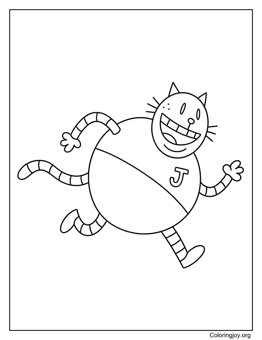 Dibujo de Big Jim Dog Man para colorear página para colorear