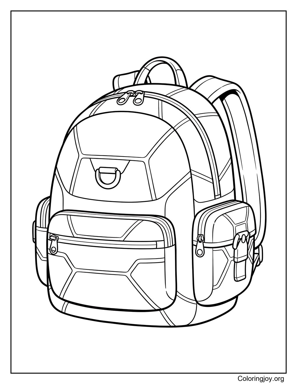Metallic backpacks