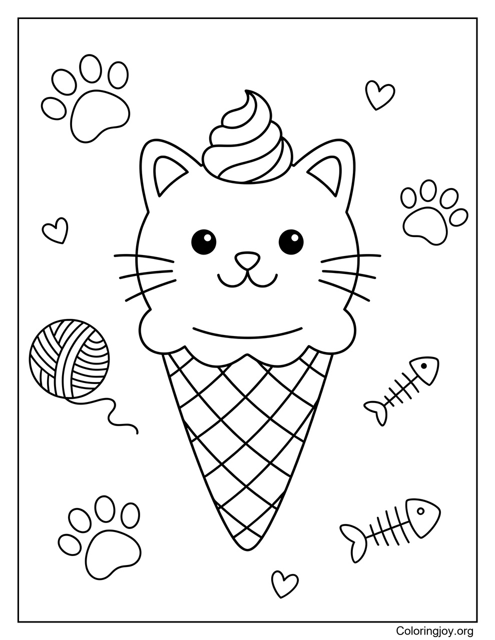 A Cat-Shaped Ice Cream Scoop