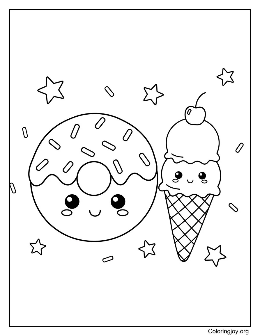 Donut and Ice Cream