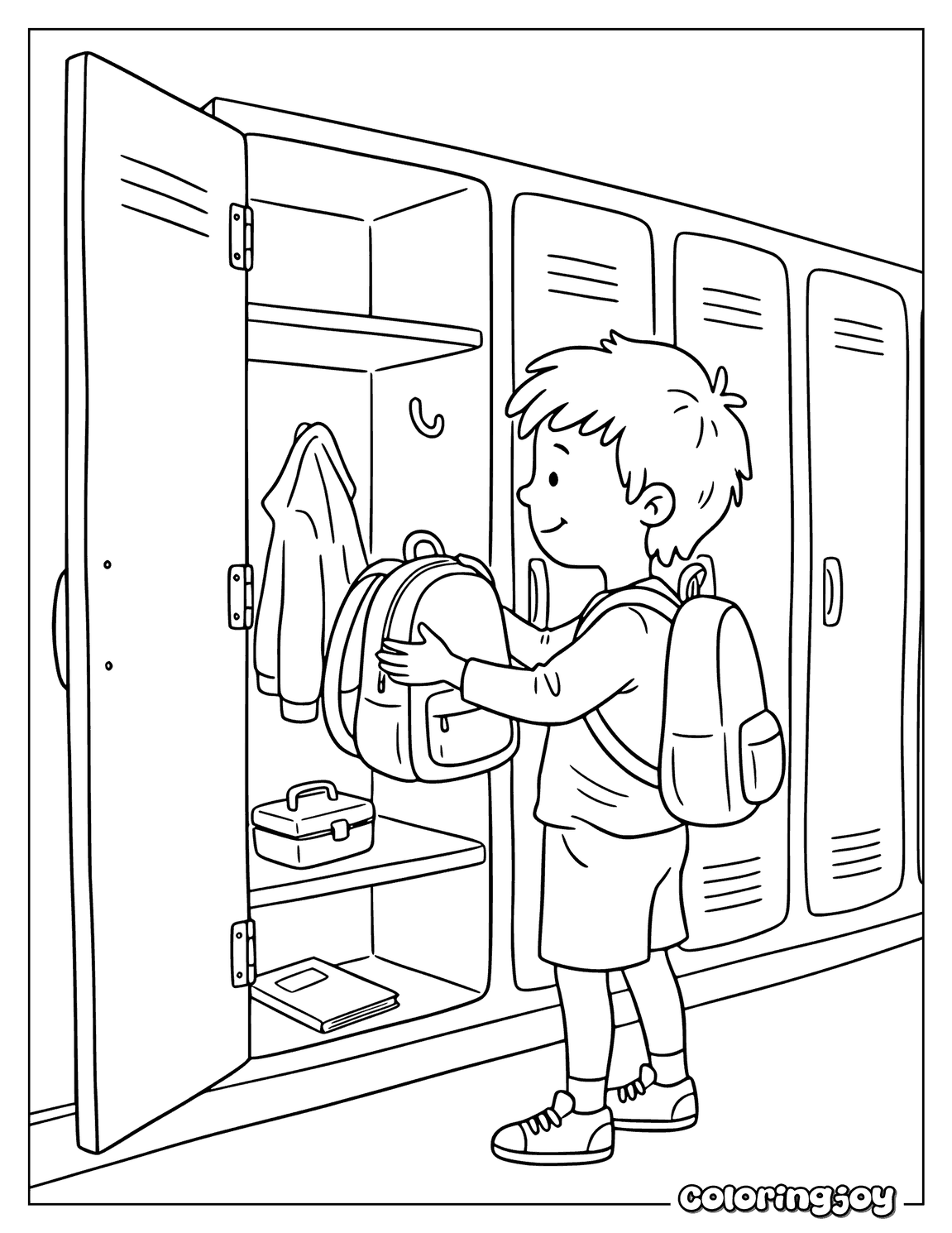 First Day Locker Adventure