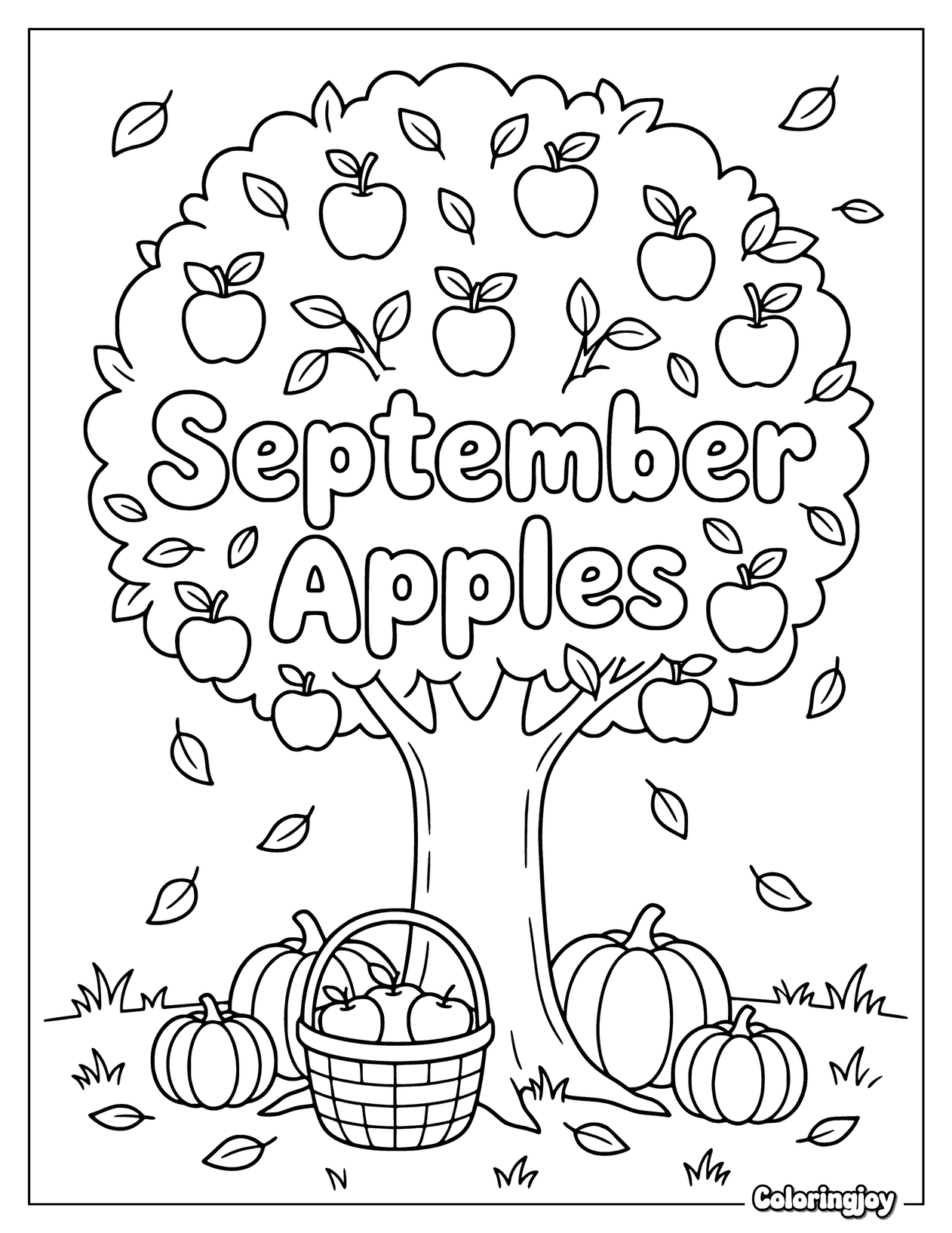 September Apple Tree Harvest