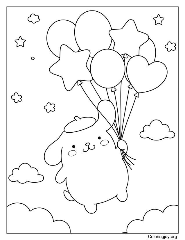 Célébration des Ballons de Pompompurin