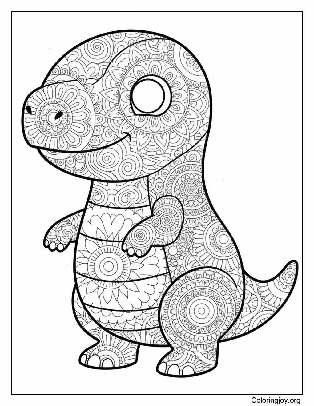 Mandala Dinosaur