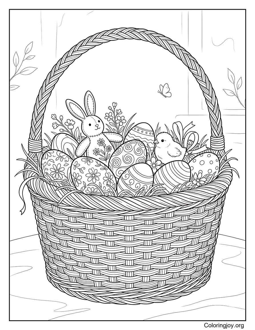 Vintage woven basket with detailed texture.